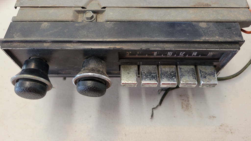 1970 Challenger Chysler Solid State AM Radio (OEM Used)