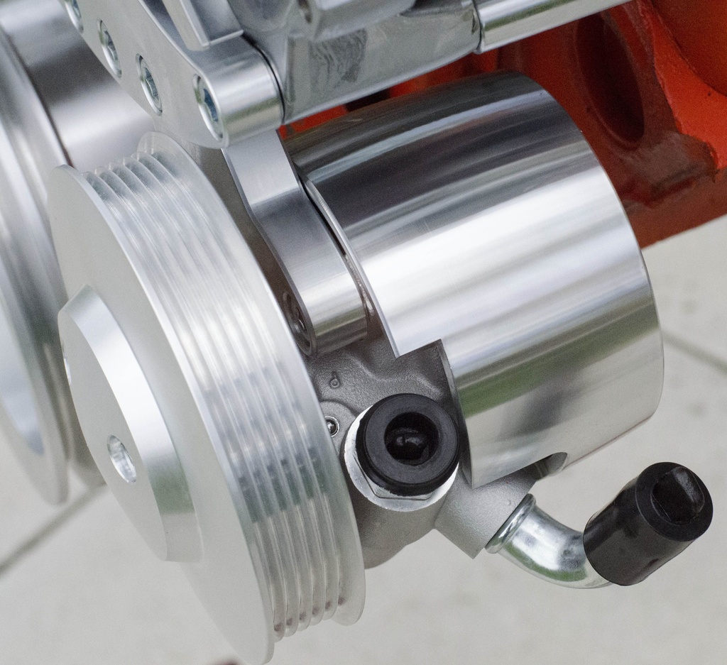 March Performance Remote Power-Steering Billet Housing
