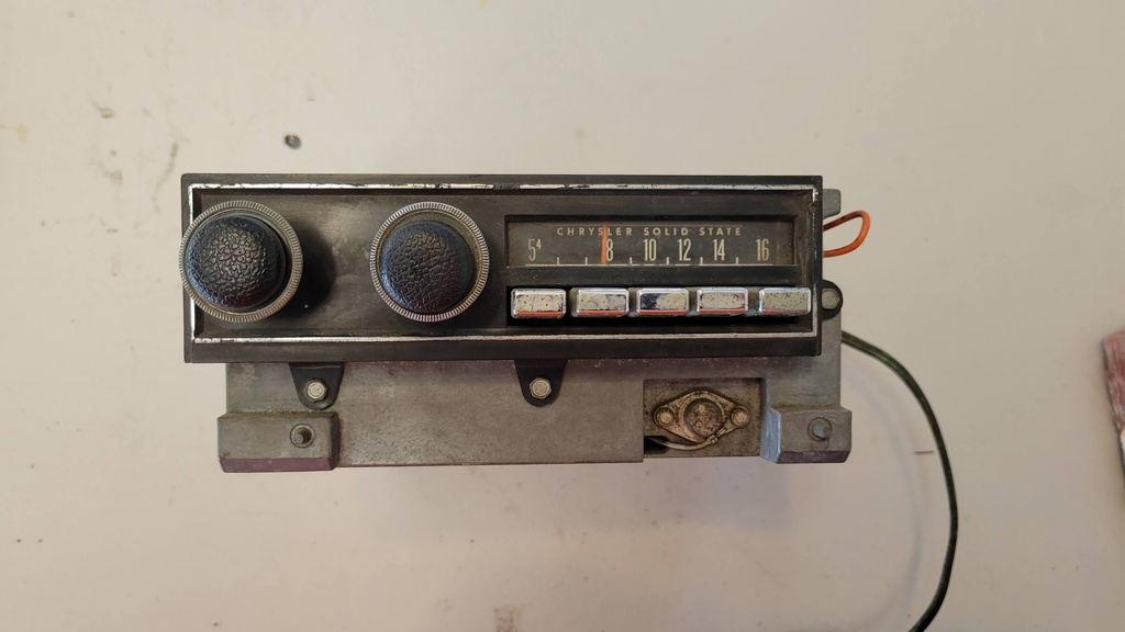 1970 Dodge Challenger Chrysler Solid State AM Radio (OEM Used)