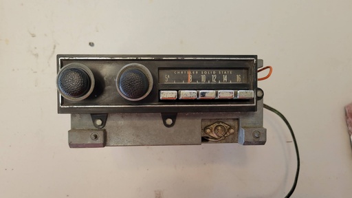 [1970dodgeradio] 1970 Dodge Challenger Chrysler Solid State AM Radio (OEM Used)