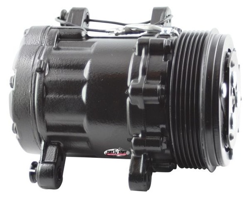 [P426] March Performance Black Sanden 7176 compressor with serpentine pulley