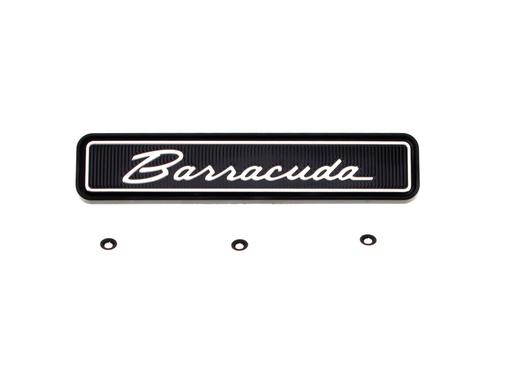 [K-3590126] Dash Pad Emblem - "Barracuda" Script - 71-74 Barracuda